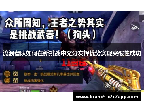 流浪者队如何在新挑战中充分发挥优势实现突破性成功